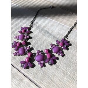 Sparkly purple necklace